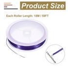 24 Gauge Copper Wire For Jewelry Making Tarnish Resistant Beading Wire Purple