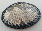 Vintage Genuine Snakeskin Boa Belt Buckle 