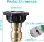 7 Pack Pressure Washer Tips Multiple Degrees - Power Nozzle 7 
