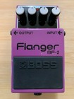 Boss Bf-2 Flanger Made In Taiwan Guitar Pedal