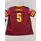 Nfl Washington Commanders Jayden Daniels 5 Youth L 12 14 Jersey Burgundy Gold