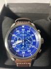 Citizen Avion Ca4210-41m Men s Eco-drive Blue Watch W  Brwn Leather Band Msr 325