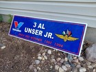 Indy 500 Sign Valvoline Al Unser Jr Winner Indianapolis Motor Speedway 1992 1994