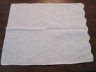 Vintage 15 x12  Hand Made Embroidered Baby Pillowcase Cover Pink And Blue Floral