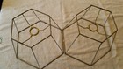 2 Wire Lamp Shades  6 Sided 8  High Dyi