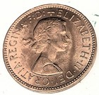 C1850   Great Britain     Coin      Half  Penny    1966