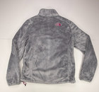 The North Face Osito 2 Fleece Jacket Womens M Gray Pink Logo Full Zip Plush