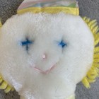 Vintage-eden Clown Yellow Baby Rattle Stuffed Animal Plush Toy Good Condition