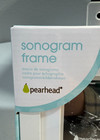 New Pearhead Sonogram Picture Frame  love At First Sight  White Keepsake Photo