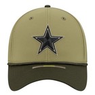 Dallas Cowboys New Era Nfl Salute To Service 39thirty Flex Fit Hat Cap On Field
