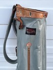 Vintage Tufhorse Dunlop Leather Golf Bag Genuine Grain Cowhide  Mid-century Blue