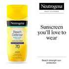 Neutrogena Sunscreen Lotion Beach Defense Spf 70  Face   Body Sunscreen  Broad  