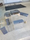 6 Alpha Magnetic Security Boxes Assorted Sizes  Used  No Key