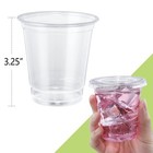 Disposable Plastic Cups With Lids 8 Oz Clear Plastic Cups 50 Pack  Cold Drink   