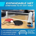 New Pro-spin 72  Retractable Ping Pong Table Tennis Net W clamps Pro Spin Retra