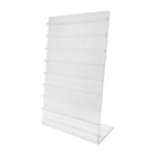 19 h Carded Lucite Clear Acrylic Earring Display Stand Retail Store Fixture