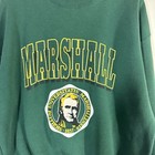 Vintage Marshall University Sweatshirt Us Made Green Mens Size Xl Thick Cotton