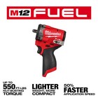 Milwaukee M12 Fuel Stubby Impact Wrench  Drive Size 3 8in   Model  2562-20