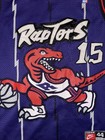 Vince Carter  15 Raptors Nike 97-99 Away Stitched Size 44 Dino Jersey