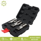 3 Pcs Npt Pipe Tap Set  1   1-1 4  And 1-1 2   Carbon Steel Plumbing Tap Set
