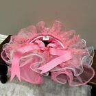Pink Gold Polka Dot Tulle Tutu Skirt Ballet Dance Girls Princess Party 12m