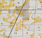 Antique 1903 Map Mclean County Illinois Bloomington Normal 46 x35   21040