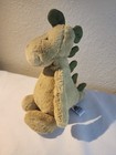 Jellycat London Medium Bashful Dinosaur Dino 12  Green Plush Dinosaur