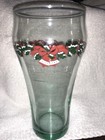 9 - Vintage Coca-cola Christmas Holiday Bells Holly Collectible Drinking Glass