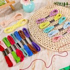 180 Colors Embroidery Floss Thread Set 6 Strand Rainbow Cross Stitch