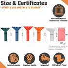 Easy Coin Wrapping Kit  5 Color Tubes   110 Coin Roll Wrappers Included