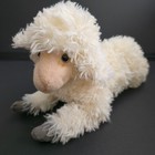 Vintage 1999 Hansa Realistic Lamb Plush Lifelike White Sheep Stuffed Animal 16   