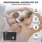 Professional Waxing Kit Wax Warmer Single Pot Wax Heater Machine For Hair Rem   