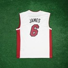 2012-13 Lebron James Adidas Men s Miami Heat Official Home White Jersey