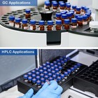 100 Pcs 2ml Amber 9-425 Hplc Vials With Screw Cap Ptfe Silicone Septa