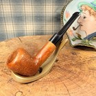 New old Stock - Baraccini - Unsmoked Golden Acorn Shape Estate Tobacco Pipe