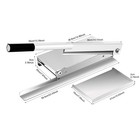 Manual Guillotine Bone Cutting Machine Stainless Steel With Food Spatula