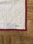 Handmade Christmas Cherry Irish Chain Quilt Red Green Kenan Quilters Guild Throw
