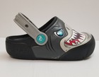 Crocs Classic Clog Kids Fun Lab Black Shark Light Up Size C 12 Slip On Sandals