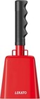 8       Steel Cow Bell  Lekato Noise Makers Cowbell With Handle  For 8 Inch  Red 