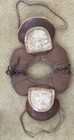 Unusual 1920   s Glenn Thistlewaite Leather Vintage Antique Football Shoulder Pads