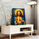 Sacred Heart Of Jesus Wall Art Canvas Poster Christian Religious Painting Print