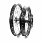 Kke 21-19 Cast Mx Wheels Rims Fit Honda Crf250r Crf450r 2015-2026 Crf450rl Black