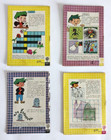 1950s Vintage Mini Children s Classic Tales Set 4 Argentina Spanish Illustrated