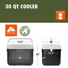 30 Qt 42-can Hard-sided Cooler  Gray