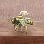 1pc Solid Brass Bee Figurine Antique Copper Desk Decor Collectible Gift - New   