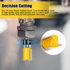 4pcs 1 4   Shank Top Bearing Flush Trim Carbide Router Bit Set Milling Cutter Us