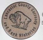 Jim Ward Appraisals Auctions  Lancaster Pennsylvania  crossed-out  Wooden Nickel