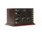1921 Paragon Da-2 Detector Amplifier In Rare Factory Mahogany Cabinet   Works