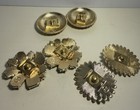 Lindsay Phillips Interchangeable Shoe Snaps Lot 3 Pairs Rhinestone Jeweled