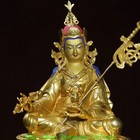10 6  tibet Tibetan Buddhism Bronze Gilt Padmasambhava Buddharinpoche Statue